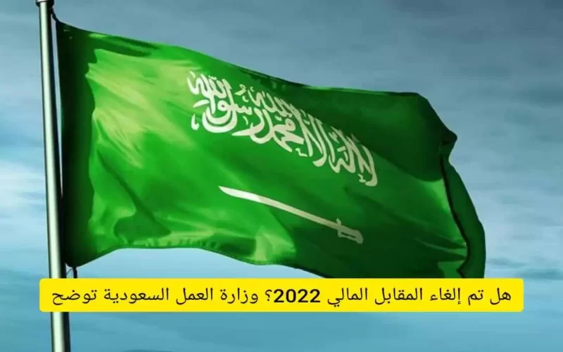 تفاصيل إلغاء رسوم المقابل المالي في السعودية لهذا العام٢٠٢٢