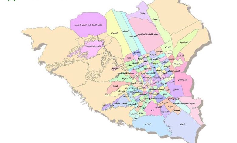 رسمياً: أمانة الرياض تعلن أسماء الأحياء الجديدة التي تم إضافتها إلى خريطة هدد الرياض 1445 وتكشف موعد إخلائها ووضع إشارة الهدد عليها