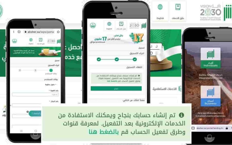 تفعيل حساب أبشر عن طريق الجوال بدون بصمة: دليلك الشامل لخدمات وزارة الداخلية السعودية